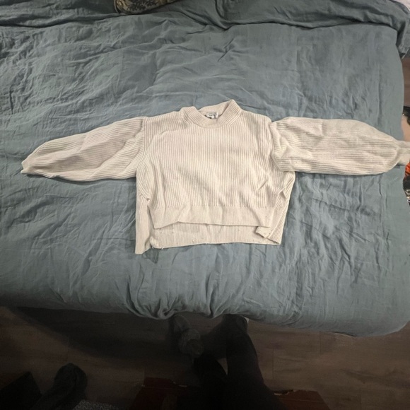 & Other Stories Side Split Wool Blend Sweatee - Picture 4 of 6